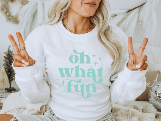 Ready To Ship - Oh What Fun Crewneck