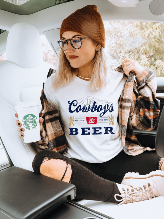 Cowboys & Beer Tee