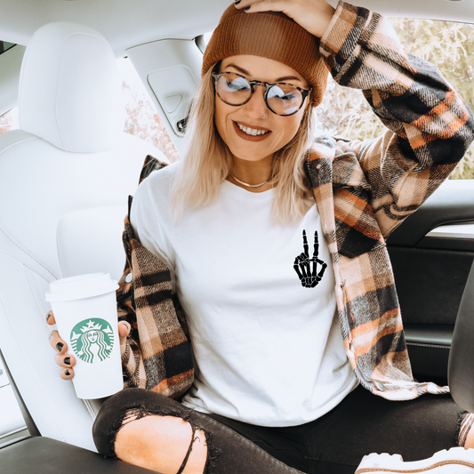 Peace Skelly Tee
