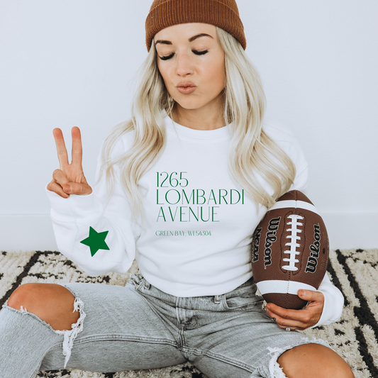 Lombardi Ave Crewneck