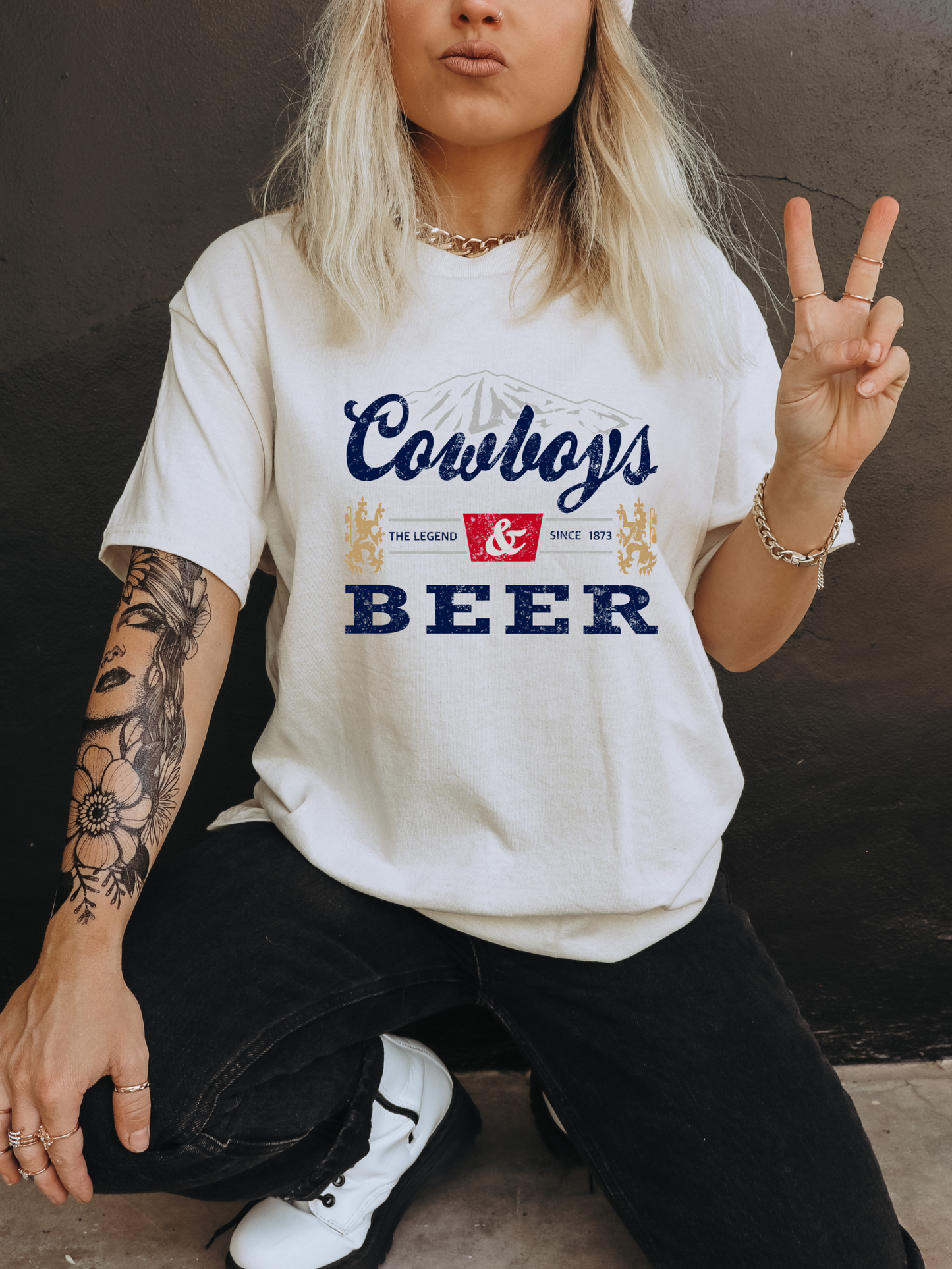 Cowboys & Beer Tee