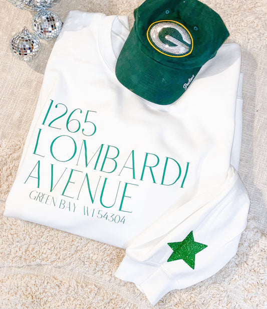 Lombardi Ave Crewneck