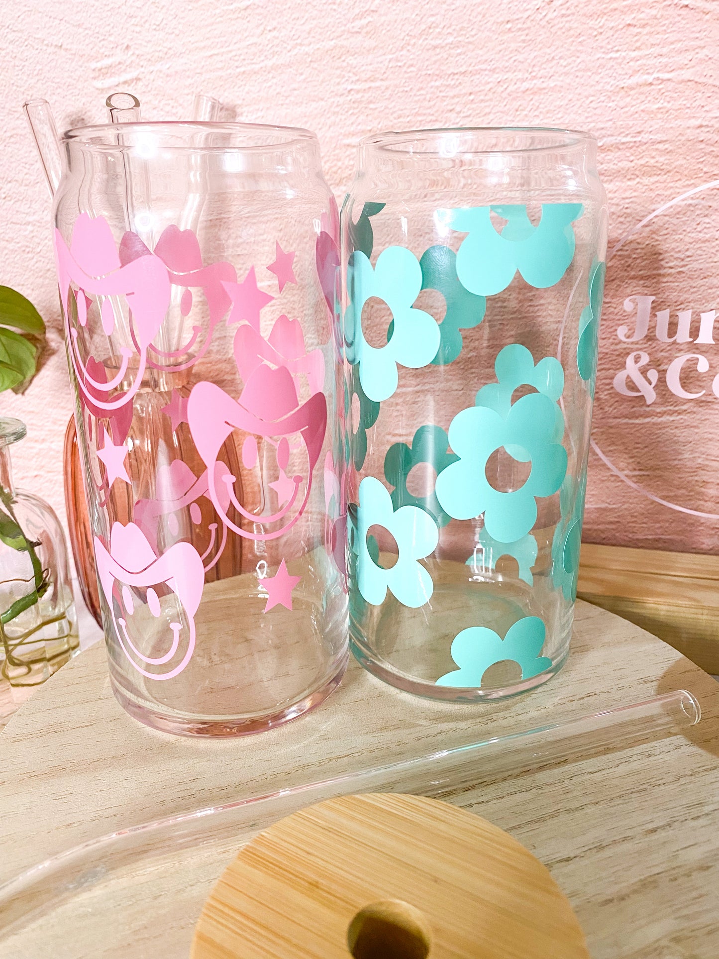 Flower Power Glass