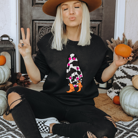 Ghost Cowgirl Crewneck