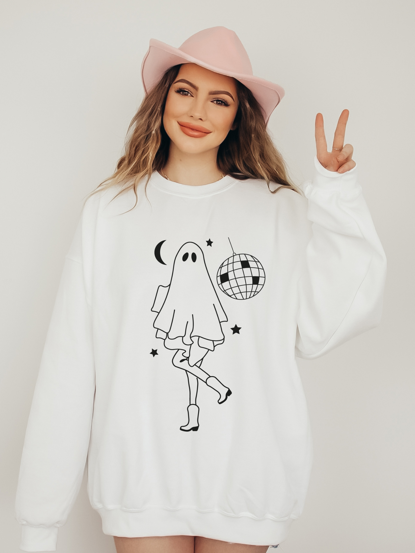 Disco Ghost Crewneck