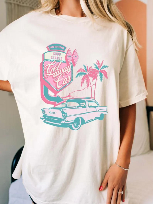 Getaway Car TV Tee