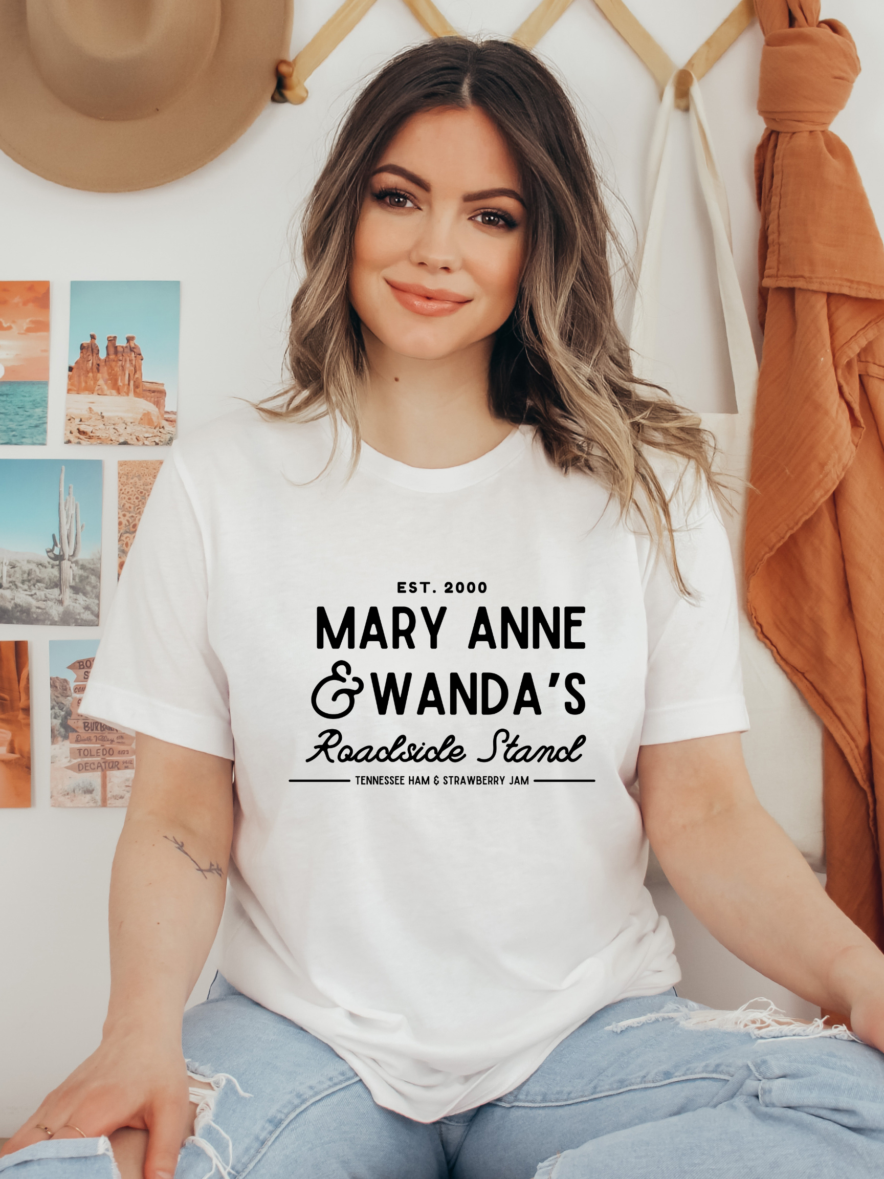 HERSIL Goodbye Earl Maryanne And Wanda Roadside Stand T-Shirt - Unisex 100% Cotton Tee